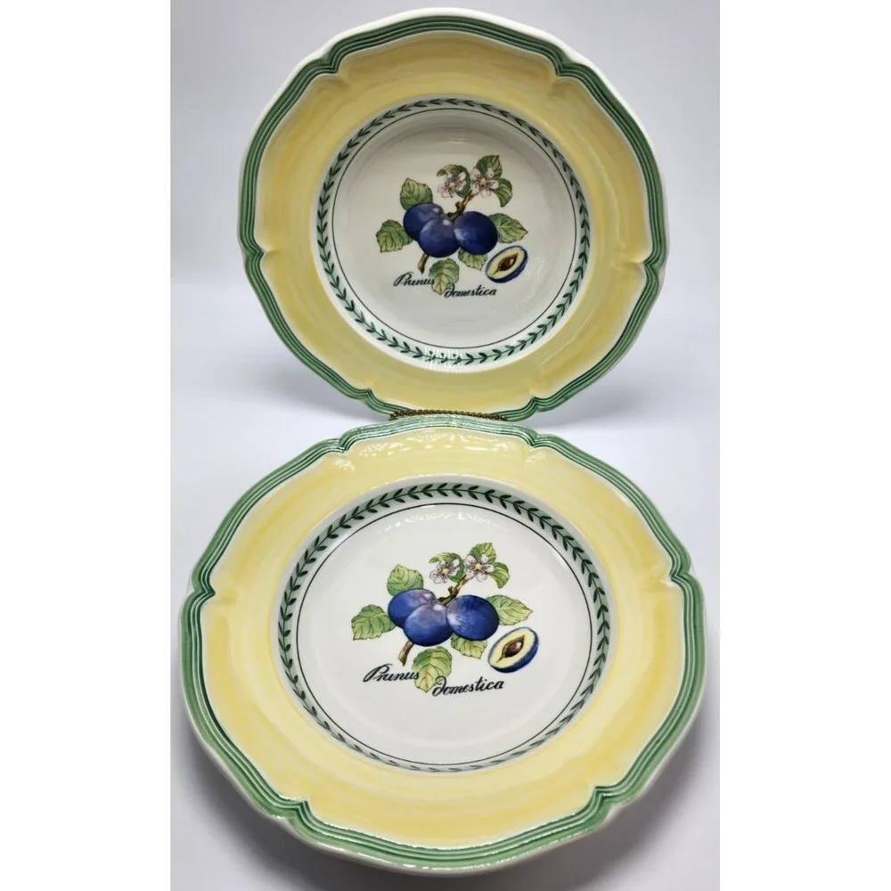 Villeroy & Boch French Garden Valence Soup/Salad/Cereal Bowl (Set of 2) READ!!!